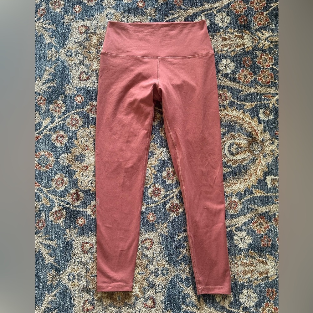 Fleo medium el toro leggings 25” inseam dusty rose color.